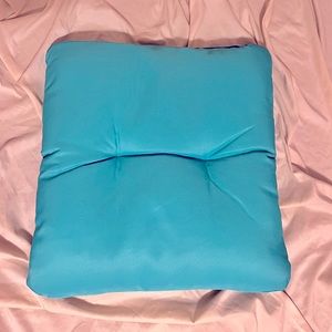 Blue indoor/outdoor cushions